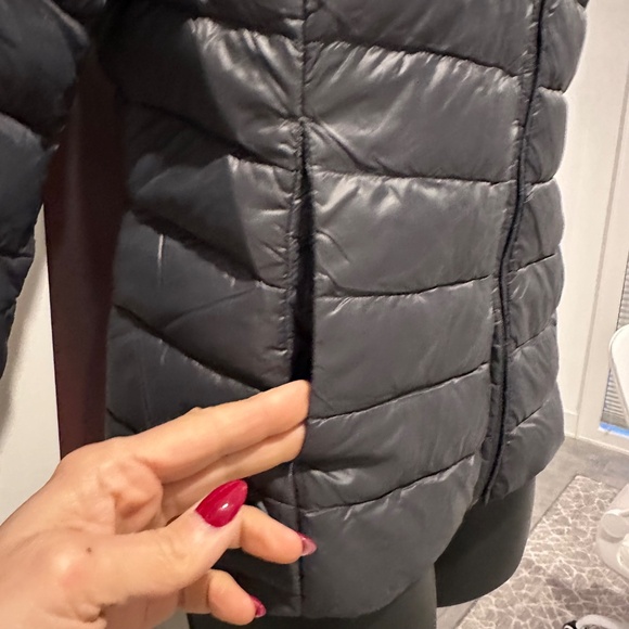 Marie Lund Copenhagen Ultra-Light Down Jacket – Anthracite Gray Sz Small - Picture 8 of 16